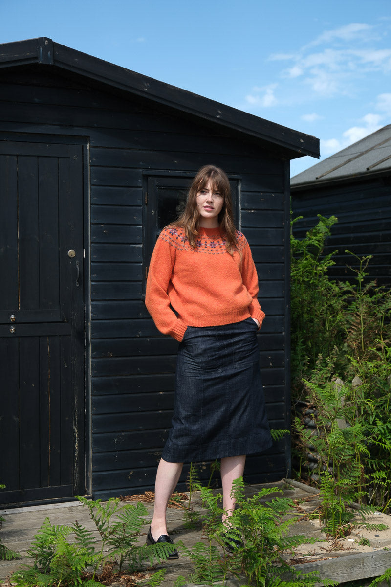 Shaggy Fairisle - Satsuma