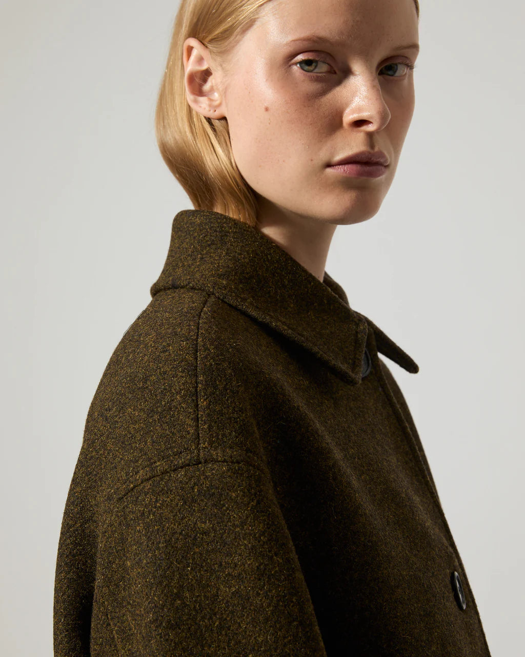 Edie Wool Jacket - Brown