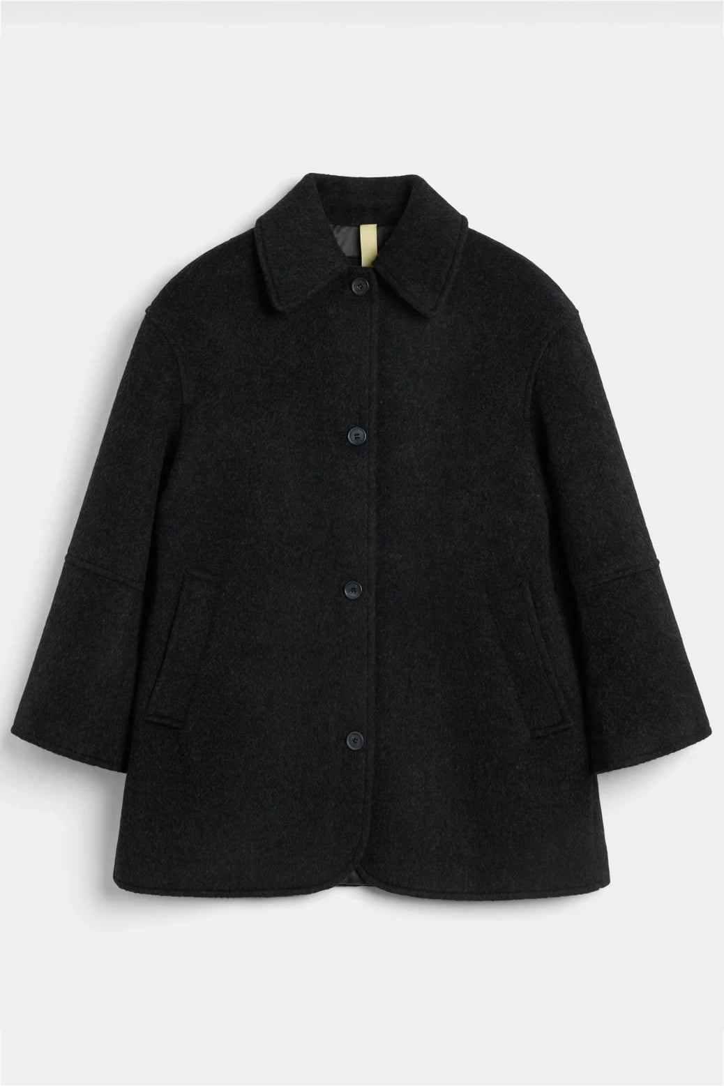 Edie Wool Coat - Black