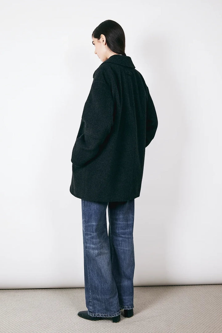 Edie Wool Coat - Black