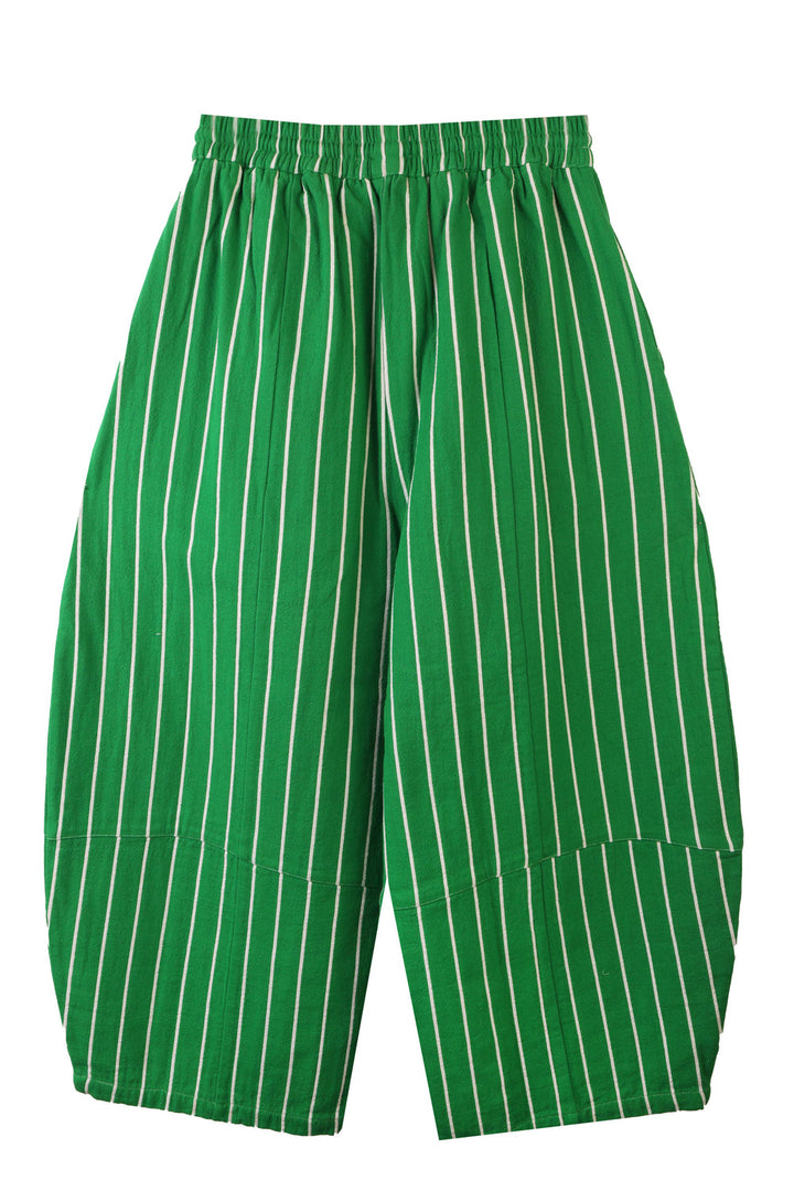 Elio Trouser - Grass Stripe - Frontiers Woman