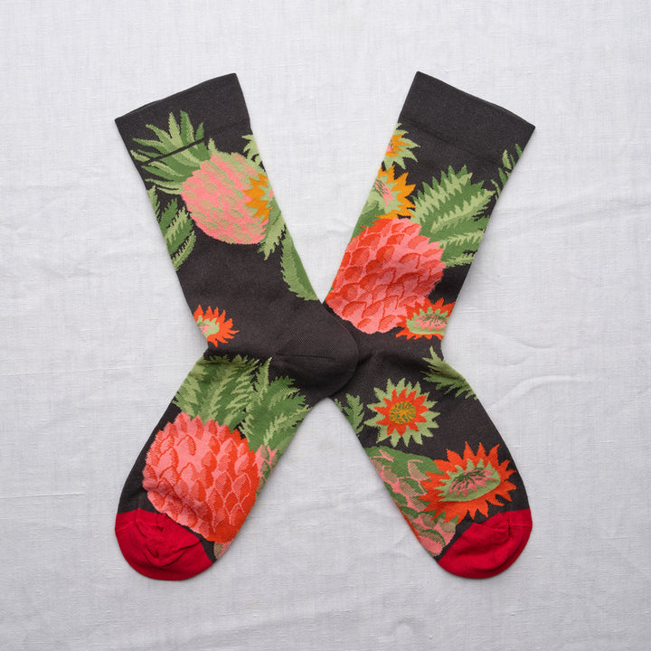 Pineapple Socks - Off Black - Frontiers Woman