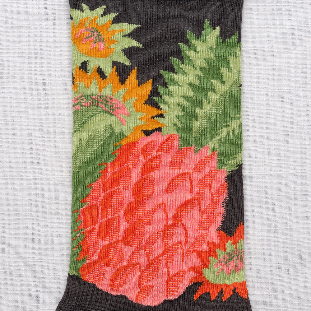 Pineapple Socks - Off Black - Frontiers Woman