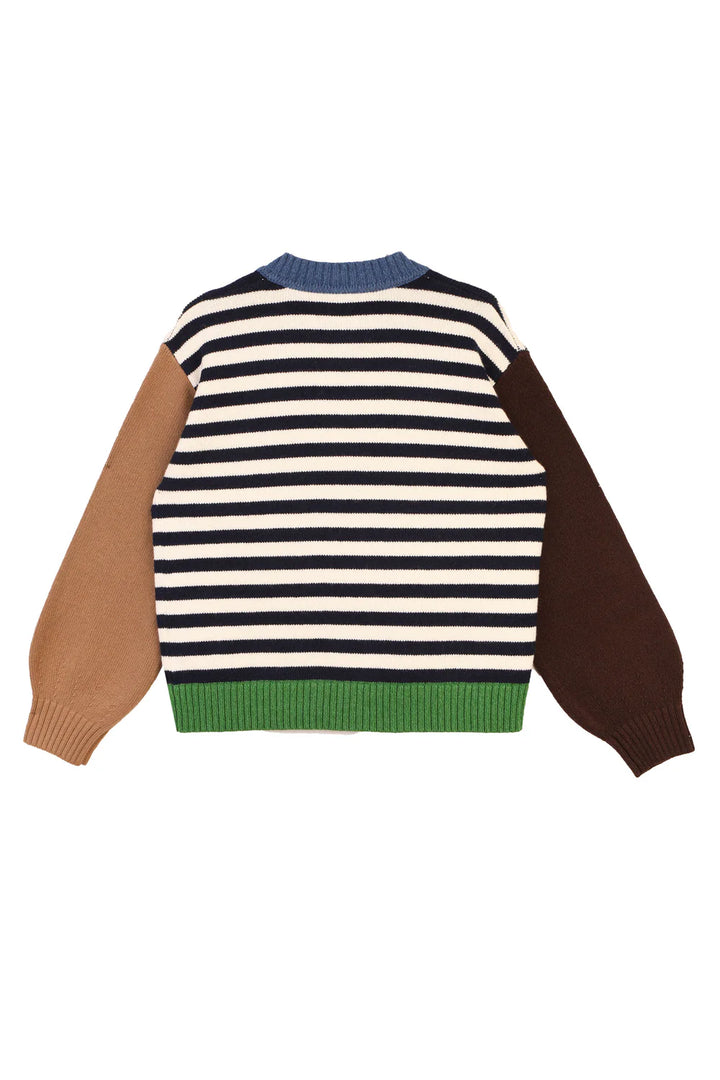 Eval Cardigan - Cornwall Stripe