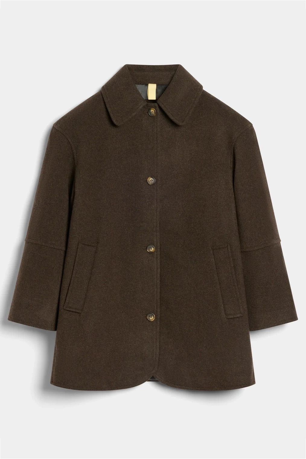 Edie Wool Coat - Brown