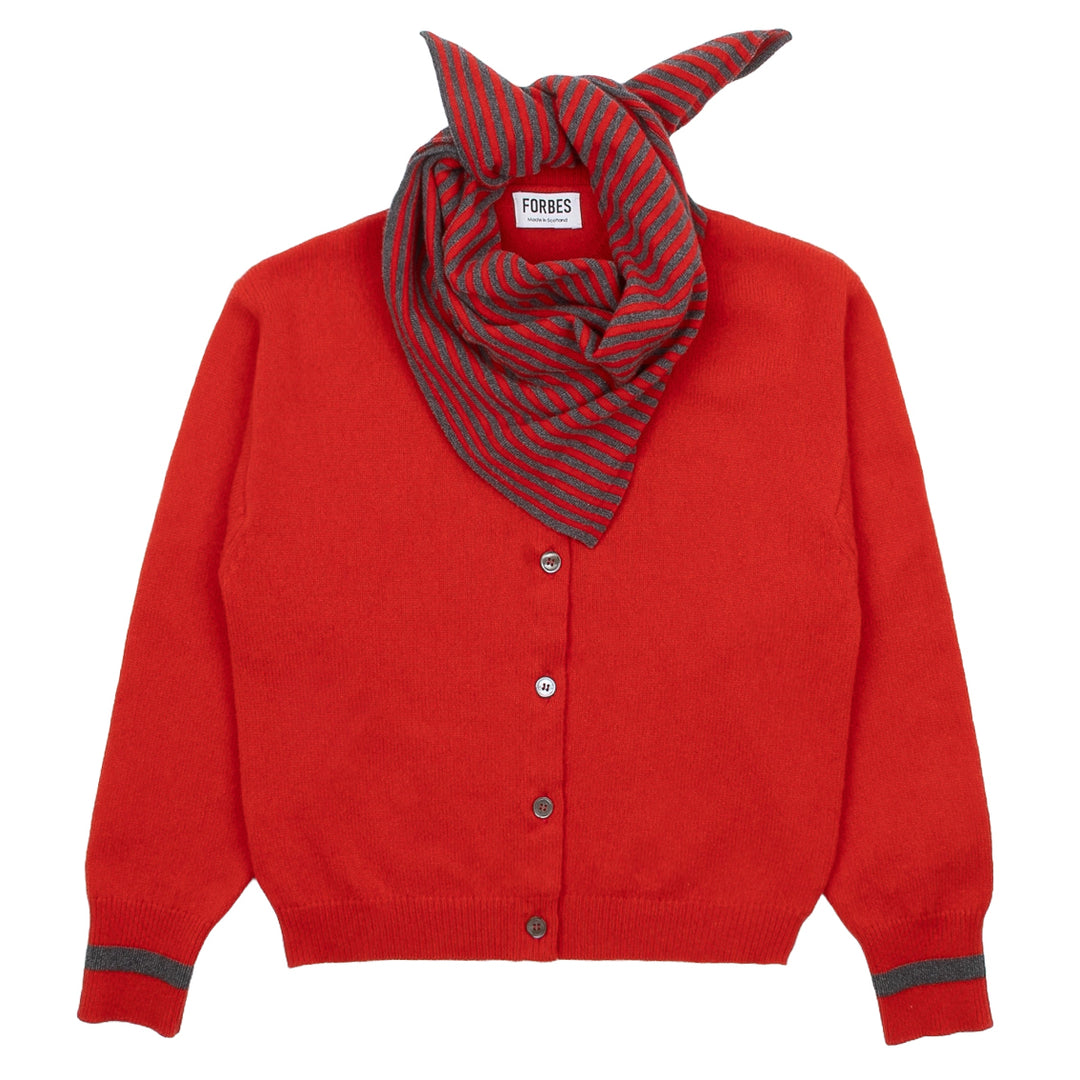 Jane Cardi & Neckerchief - Cherry