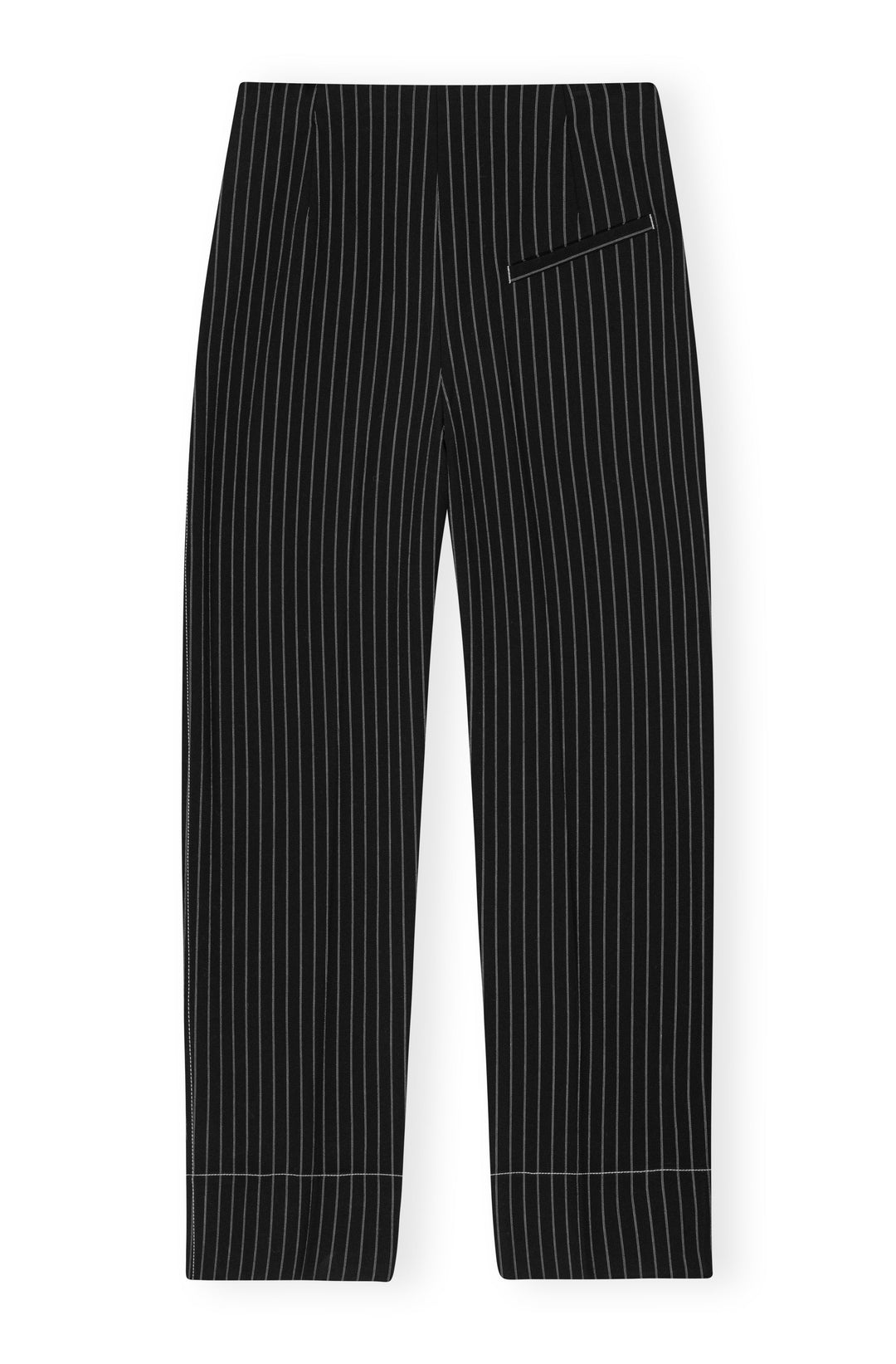 STRIPE SUITING HIGH WAIST PANTS