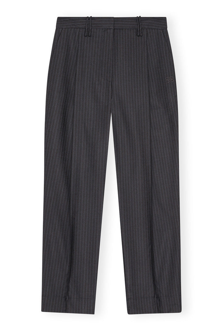 Phantom Charcoal Stripe Suiting Trousers