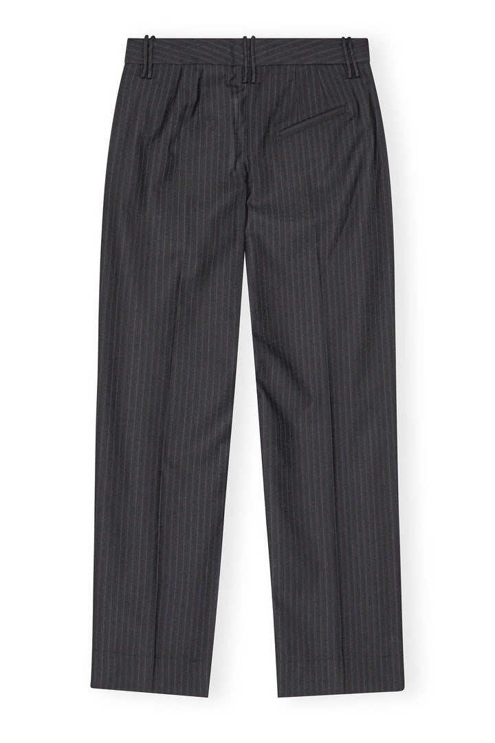 Phantom Charcoal Stripe Suiting Trousers