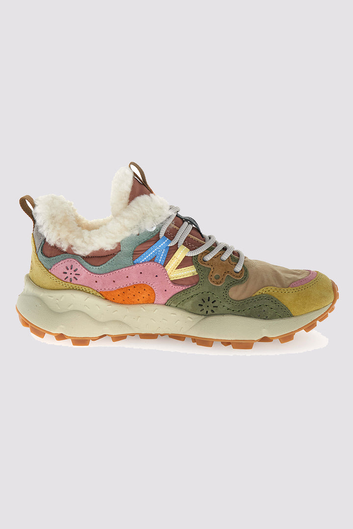 Yamano 3 Women Sneaker - Cream/Taupe/Military