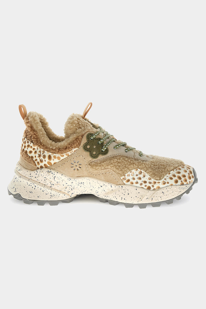 Kotetsu Sneakers - Teddy/Animal Print Beige