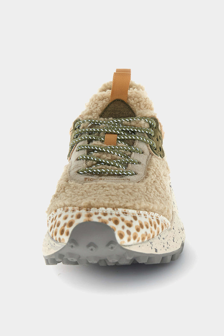 Kotetsu Sneakers - Teddy/Animal Print Beige