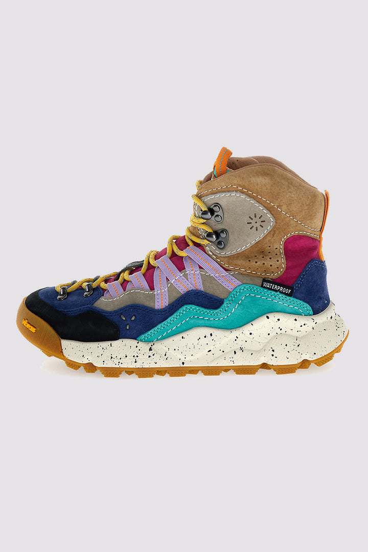 Bankei Women Hi-Top Sneaker - Cordura Blue/Petrol/Beige