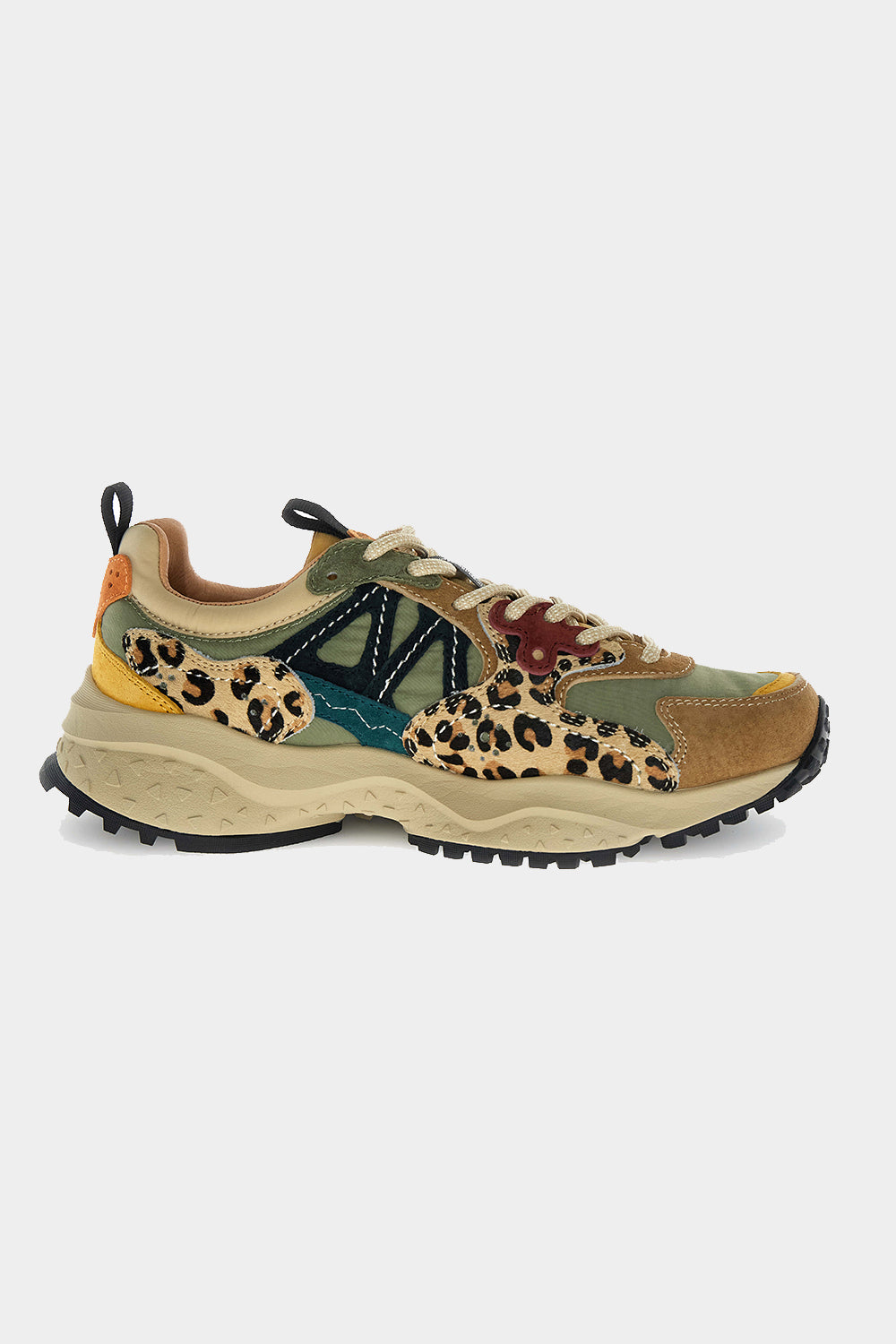 Solin Sneakers - Brown/Military/Black/Pony