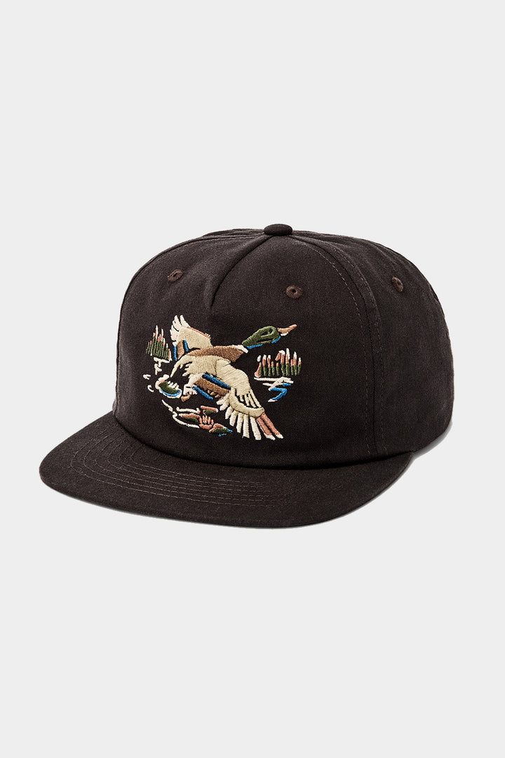 Mallard Graphic Trucker Cap - Dark Brown