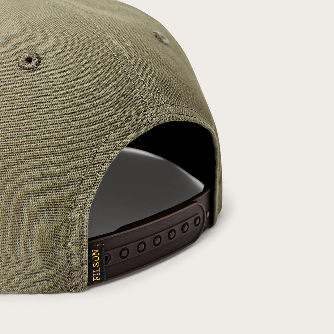 Stencil Graphic Trucker Cap - Olive