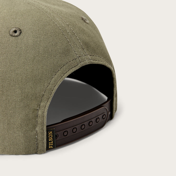 Stencil Graphic Trucker Cap - Olive