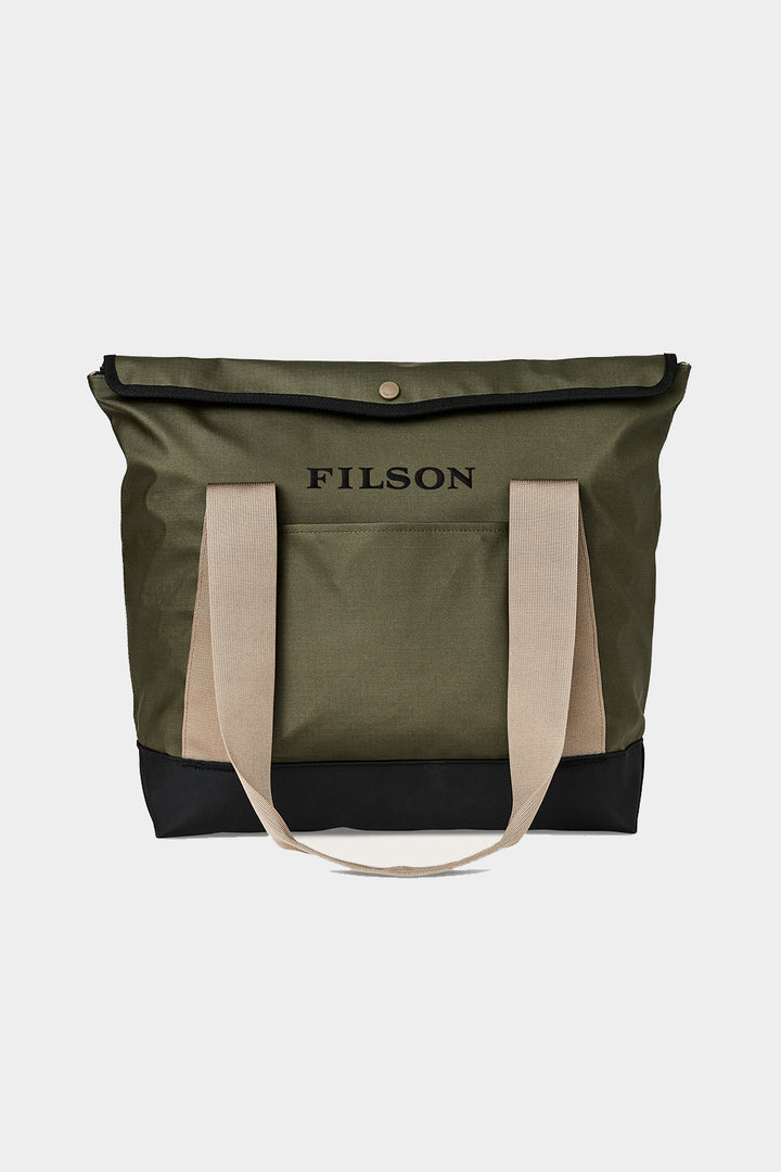 All-Weather Printed Tote Bag - Olive/Black/Covert