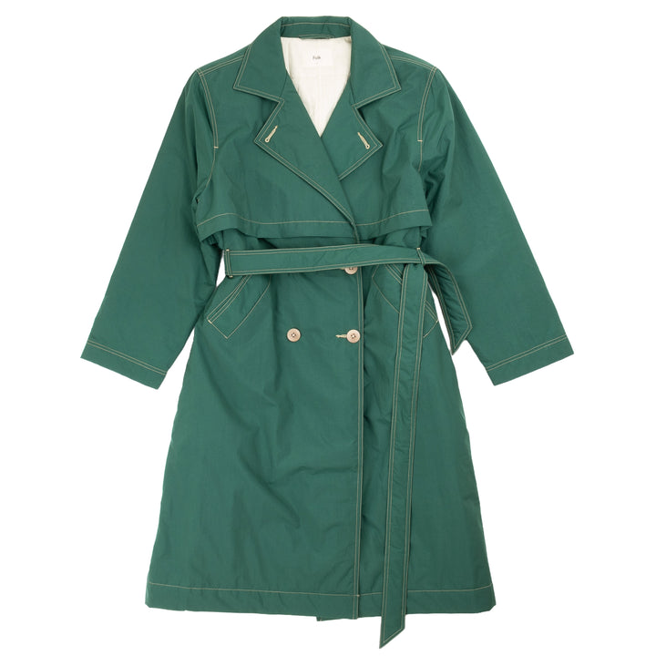 Oversized Trenchcoat - Bottle Green