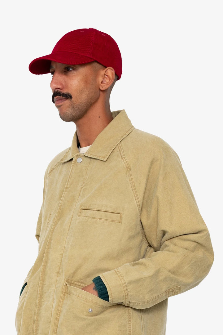 Corduroy Cap - Crimson