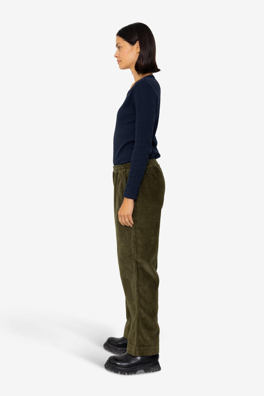 Drawcord Signal Pant - Olive Cord