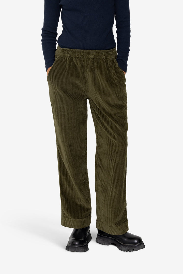 Drawcord Signal Pant - Olive Cord