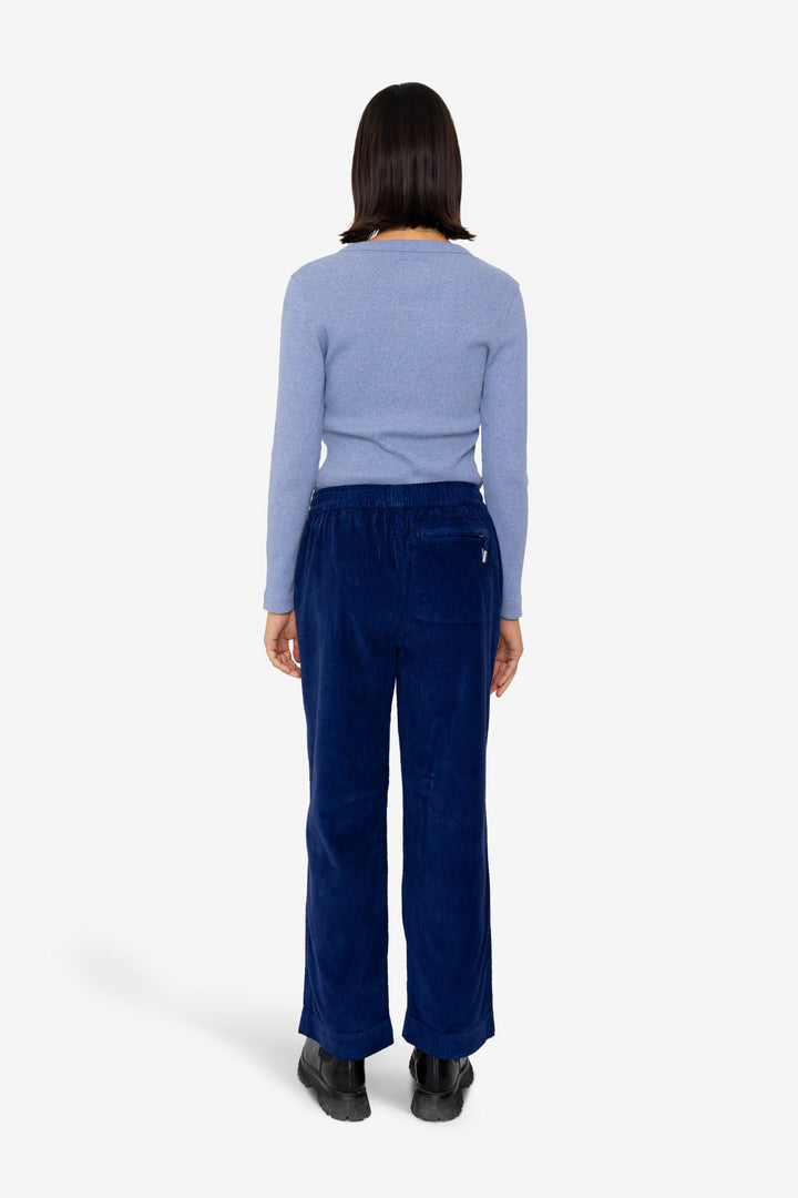 Drawcord Signal Pant - Navy Cord