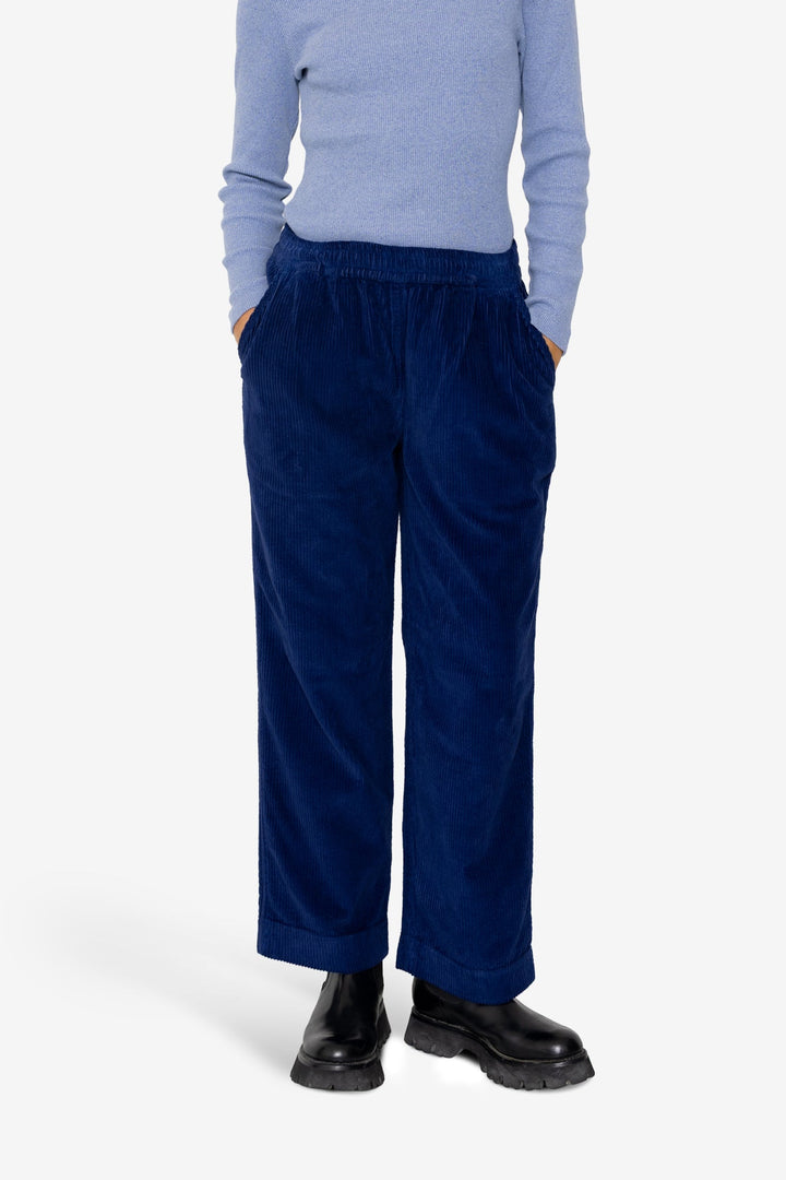 Drawcord Signal Pant - Navy Cord