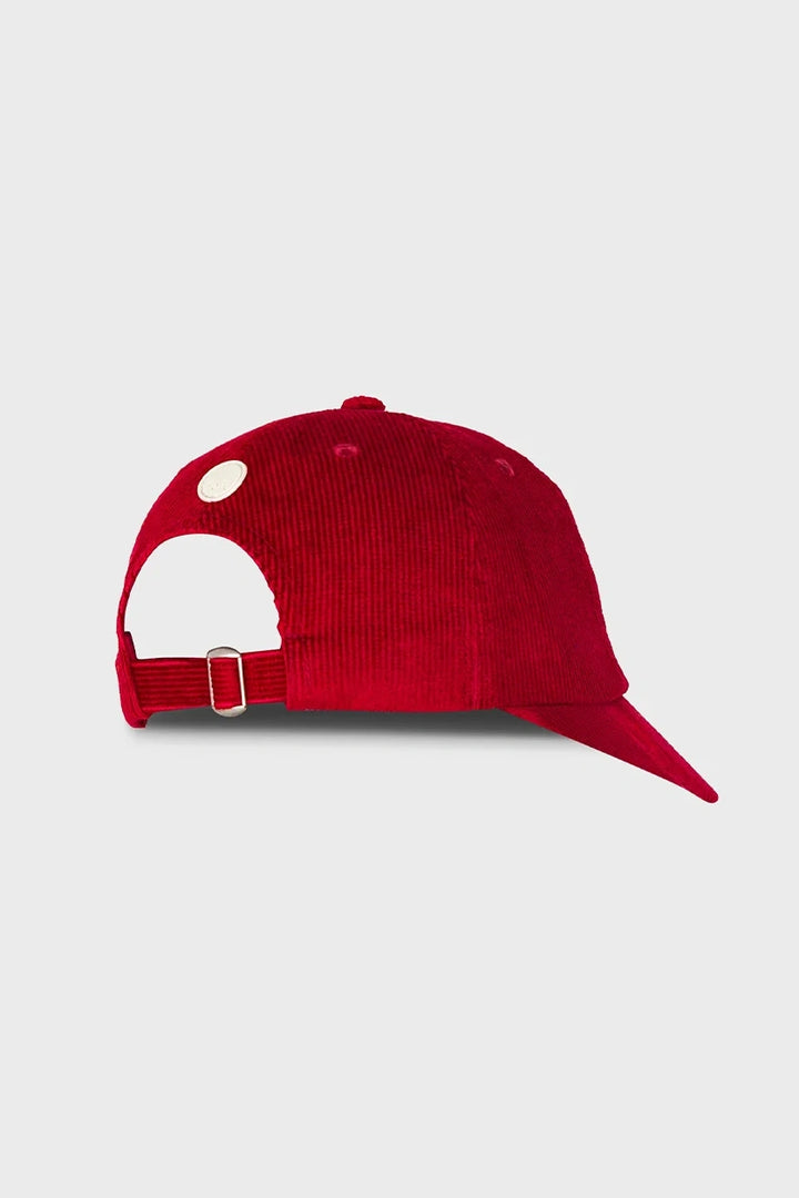 Corduroy Cap - Crimson