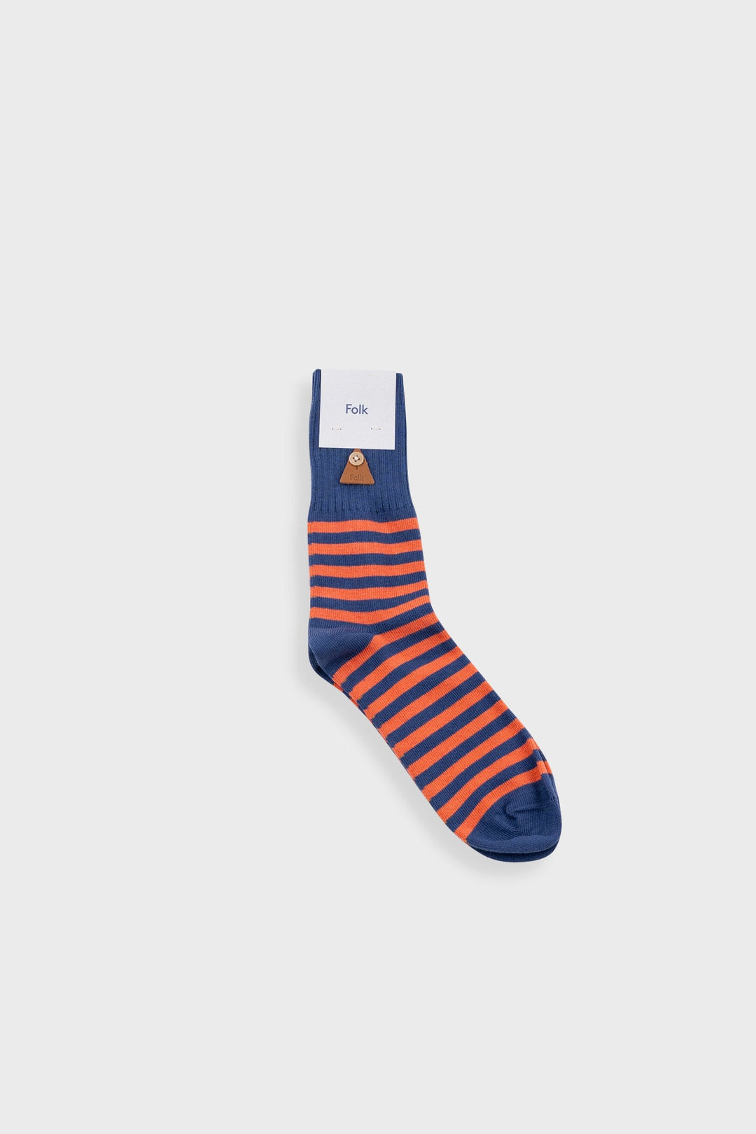 Stripe Socks - Orange Blue Stripe - Frontiers Woman