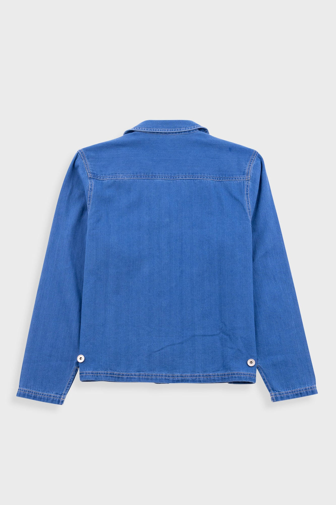 Worker Overshirt - Denim Herringbone