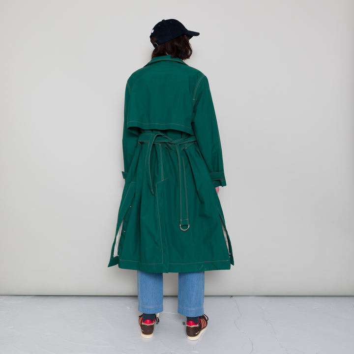 Oversized Trenchcoat - Bottle Green