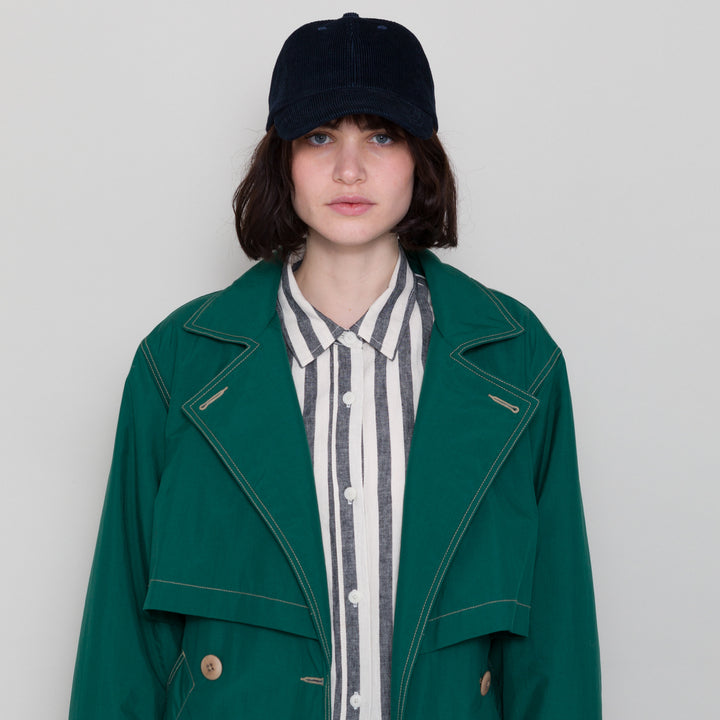 Oversized Trenchcoat - Bottle Green