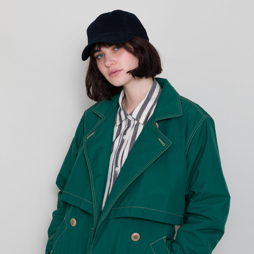 Oversized Trenchcoat - Bottle Green