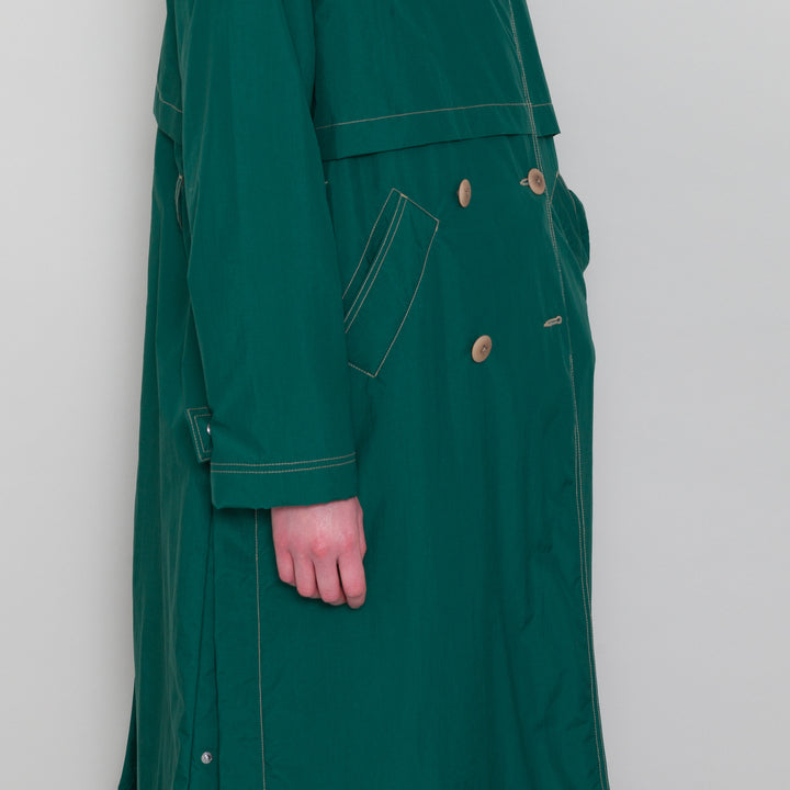 Oversized Trenchcoat - Bottle Green