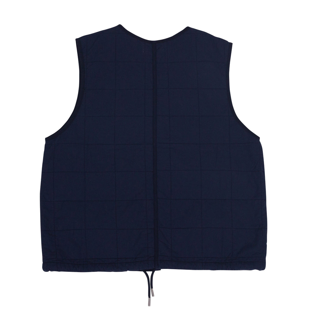 Quilted Boxy Gilet - Soft Navy