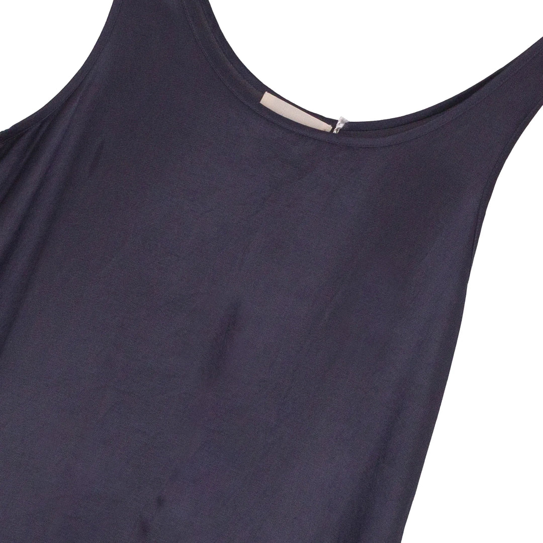 Slip Dress - Coal Satin