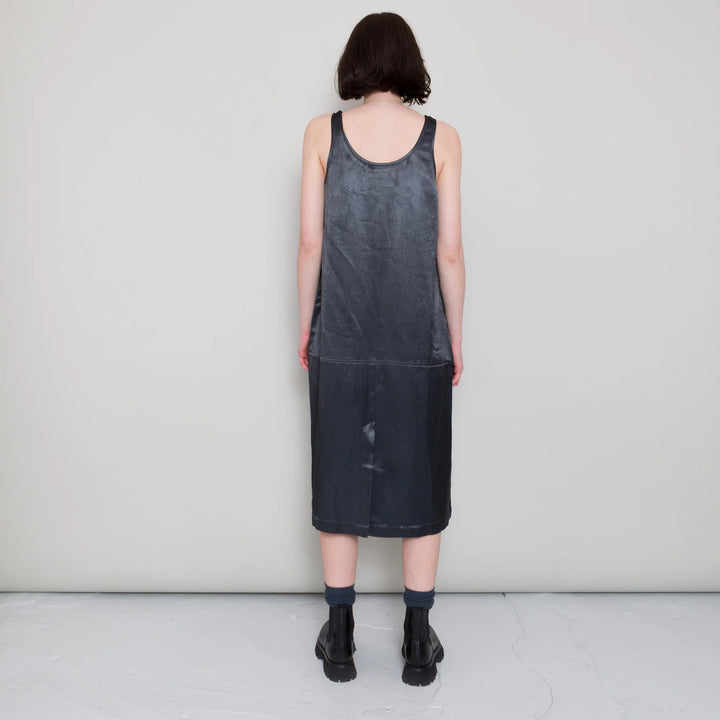 Slip Dress - Coal Satin