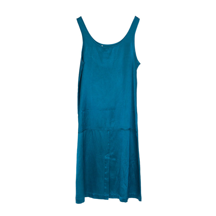 Slip Dress - Verdigris Satin