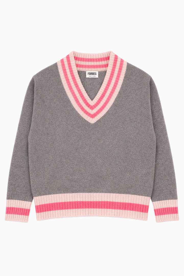 Cricket Sweater - Heather Grey - Frontiers Woman