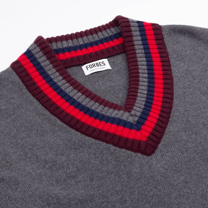 Contrast Stripe Heritage Sweater - Dougal