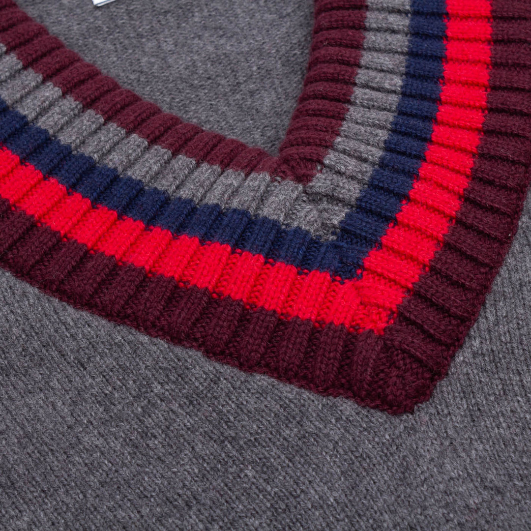 Contrast Stripe Heritage Sweater - Dougal