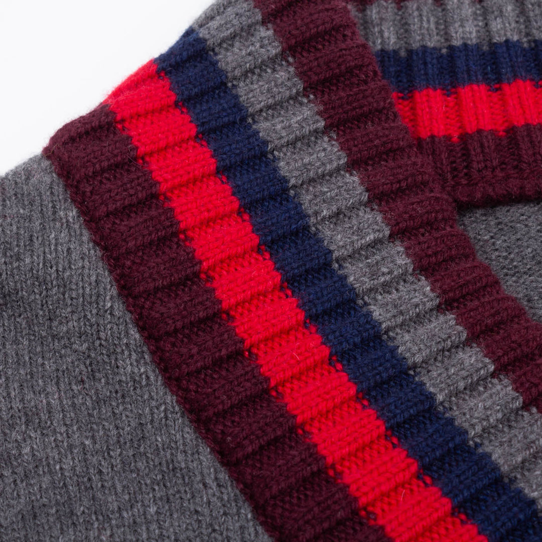 Contrast Stripe Heritage Sweater - Dougal