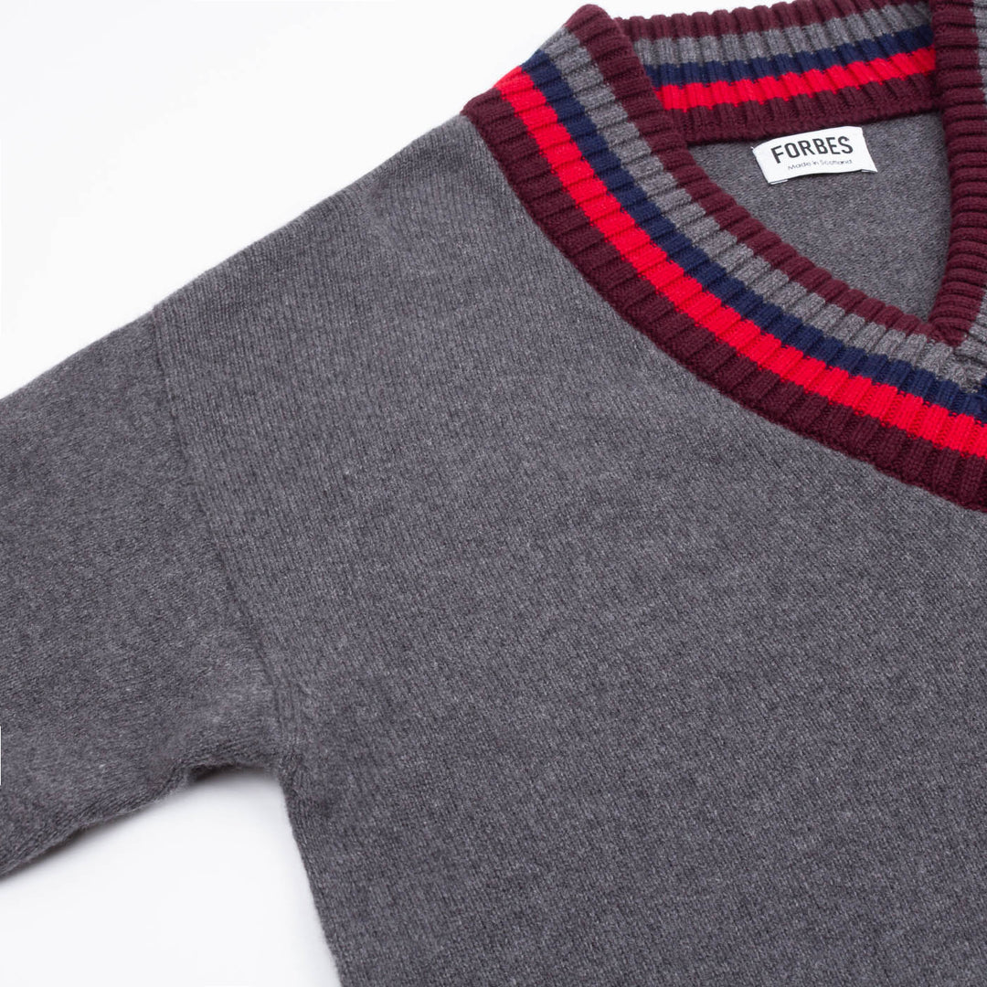Contrast Stripe Heritage Sweater - Dougal