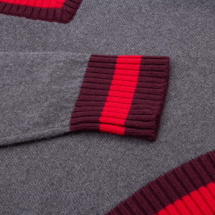 Contrast Stripe Heritage Sweater - Dougal