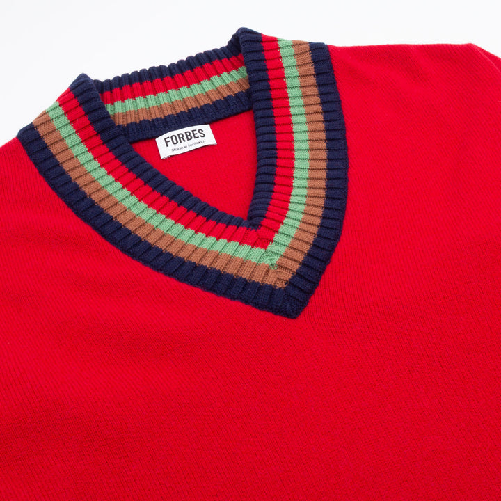 Contrast Stripe Heritage Sweater - Postman