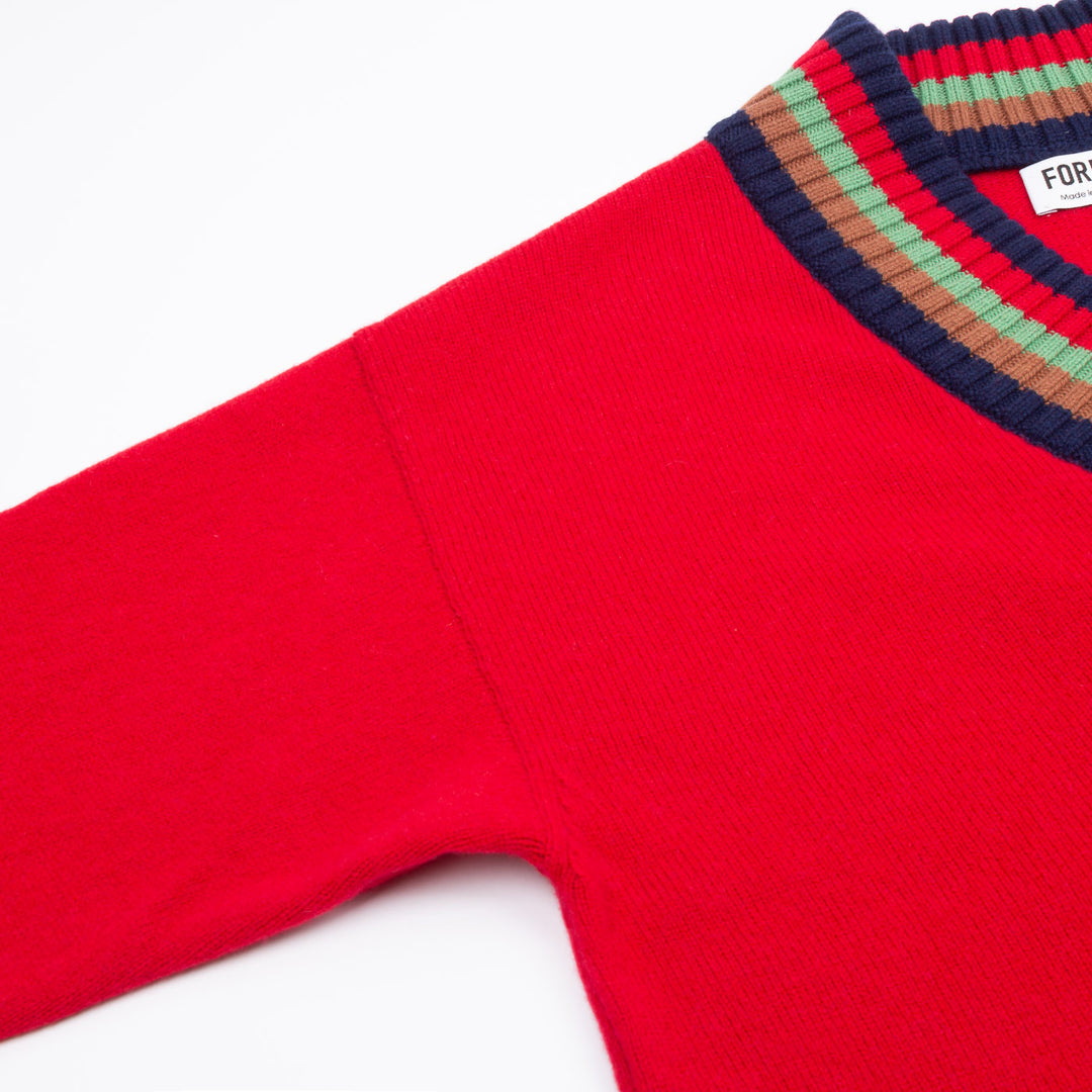 Contrast Stripe Heritage Sweater - Postman