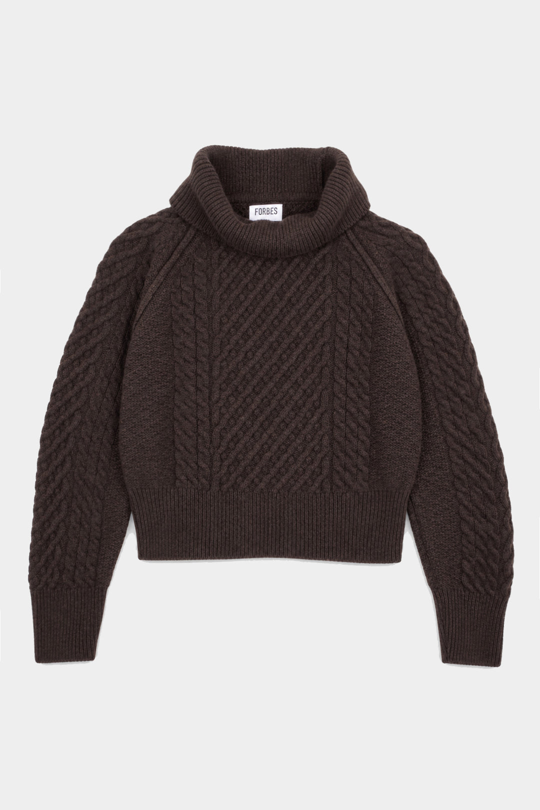 Aran Cable Knit - Espresso