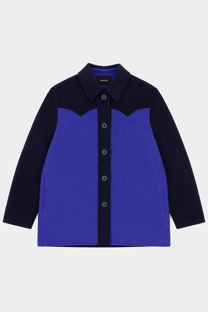 Clint Jacket - Bi Colour Navy