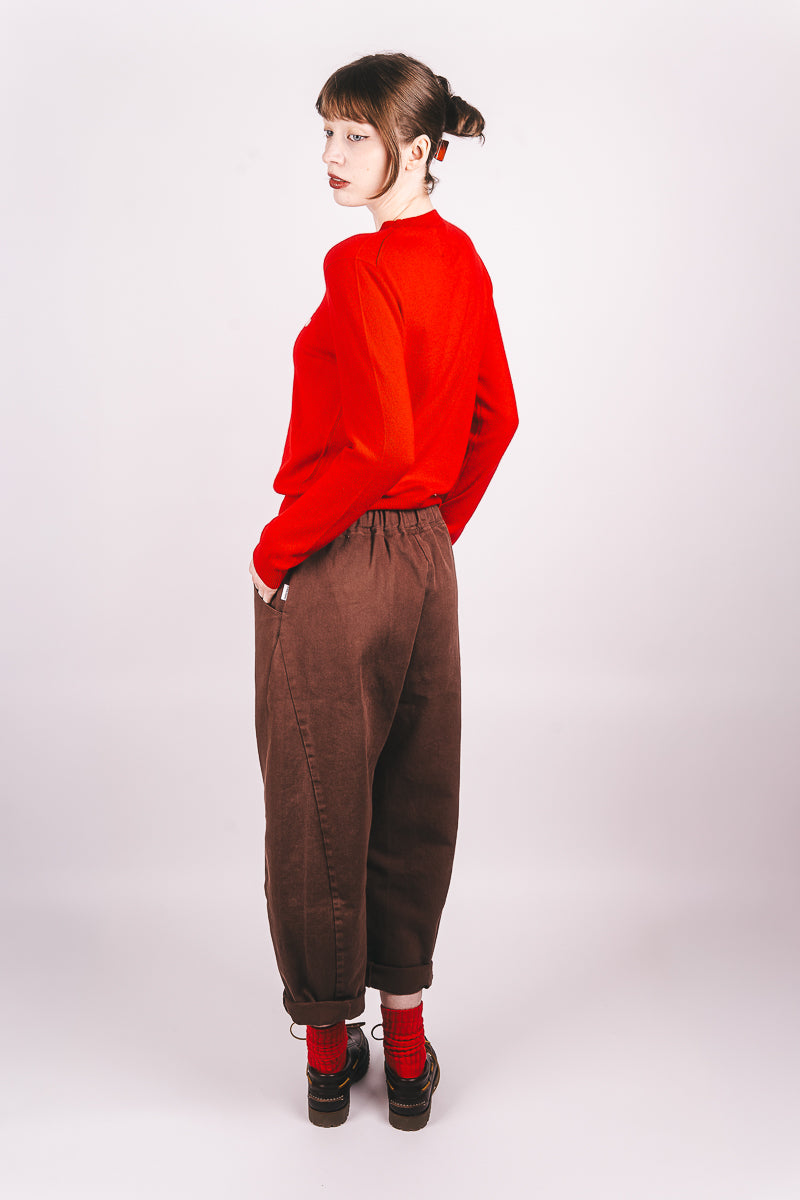 Kiss Kiss Cashmere Crew - Rose/Jasmine